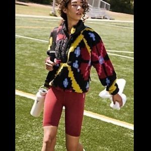 Free people hit the slopes fleece pullover